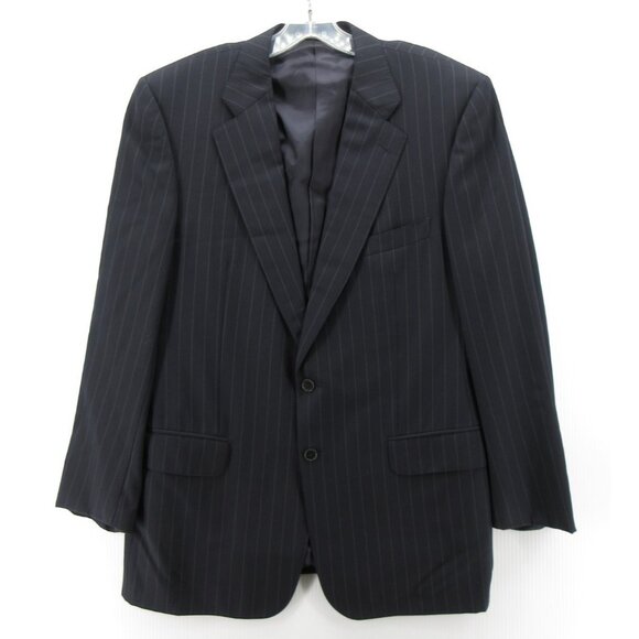 Ermenegildo Zegna Sport Coat 42 Blazer Wool Super 100s Pinstripe Jacket - Picture 1 of 14